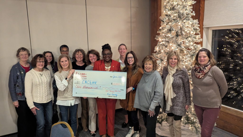 Congratulations to the chosen charity, CACEHR at our 1/8/26 100+ Women Who Care