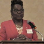 Janice Warner presenting her nonprofit, CACEHR to our 100+ Women  membership, 1/8/26