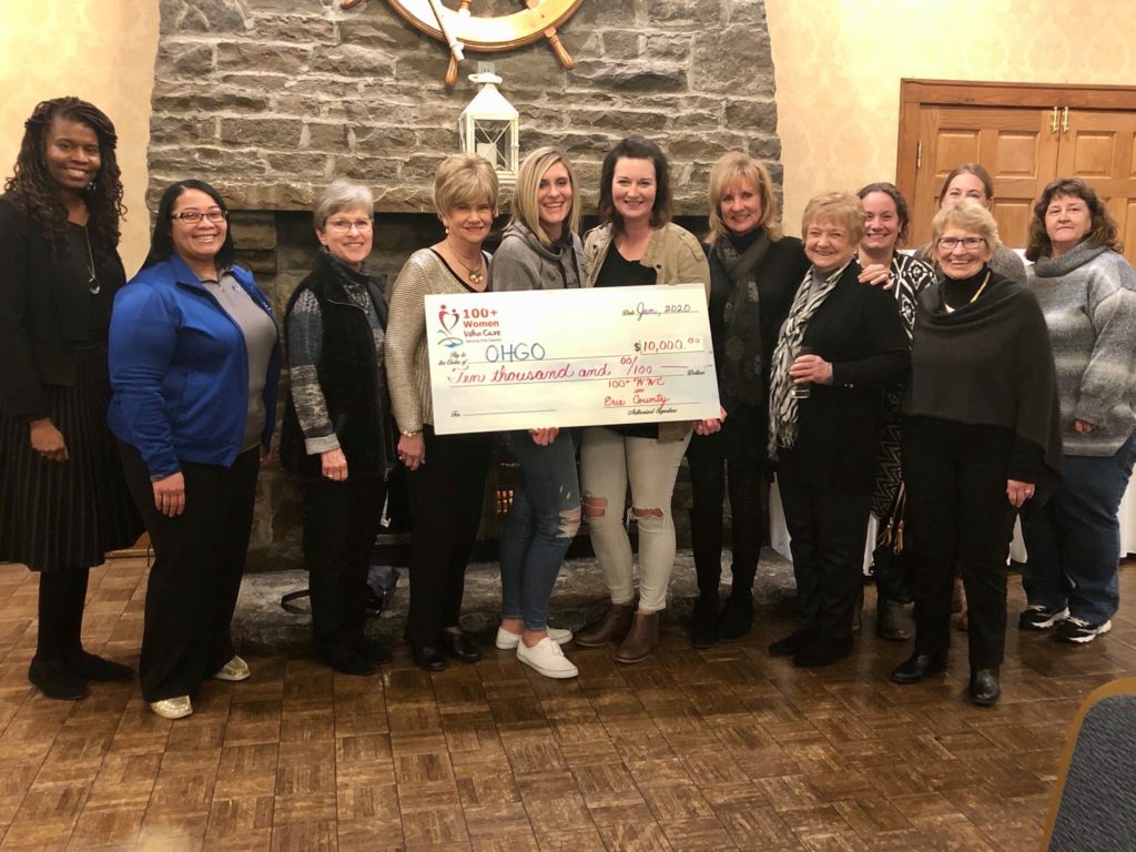 100WWC Members presenting award to OHGO