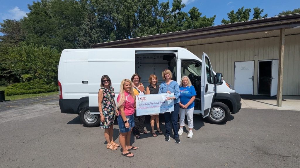 The $14,000.00 helped to buy this van to help in the pantry mission.