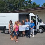 The $14,000.00 helped to buy this van to help in the pantry mission.