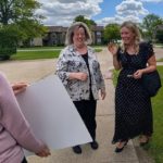 Laura and Tracy from Seeds of Empowerment very grateful and happy for the $15,800.