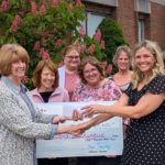 Representatives from 100+  Women and Seeds of Empowerment at presentation of the checks from our membership were given to them.